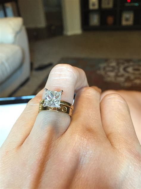 cartier love wedding band vs love ring